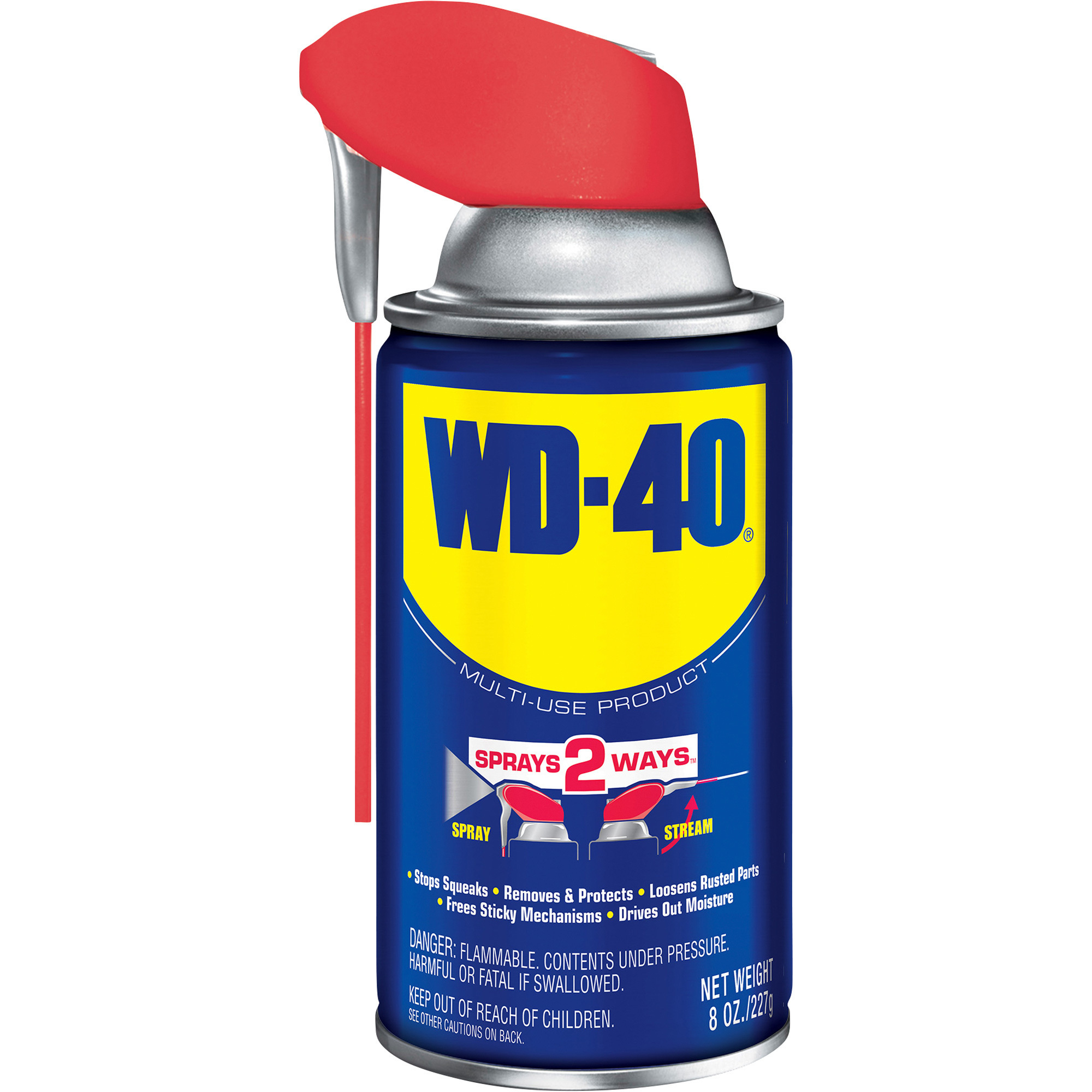 WD-40 Aerosol Spray, 8-Oz., With Smart Straw, Model# 490026